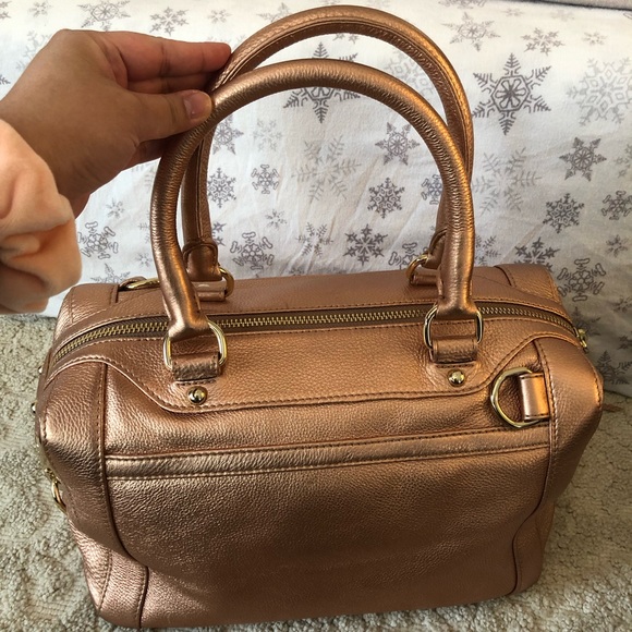 Rebecca Minkoff MAB Mini Satchel in Rosegold - Picture 11 of 17